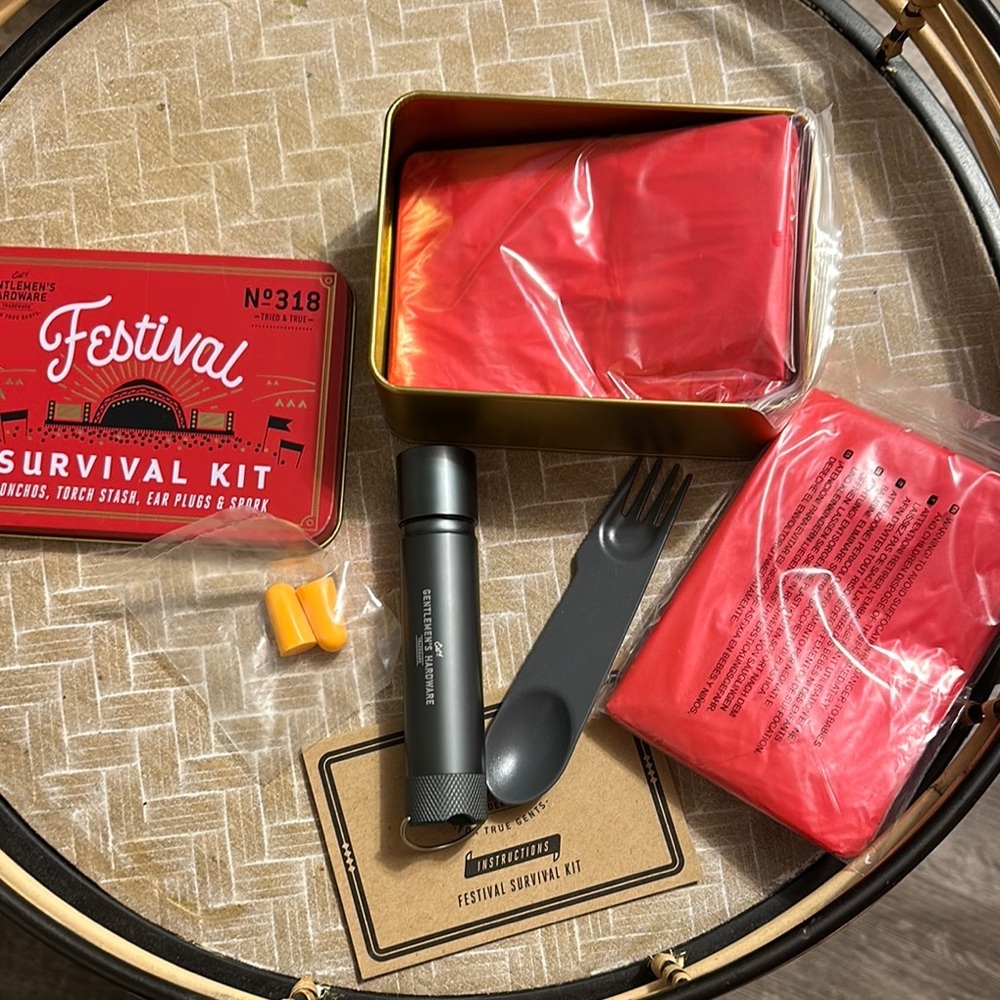 Festival Survival Kit by - Red